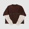 Morse Faux-Layered L/S T-Shirt