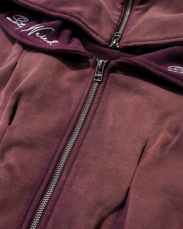 Shawl Zip-up Hood