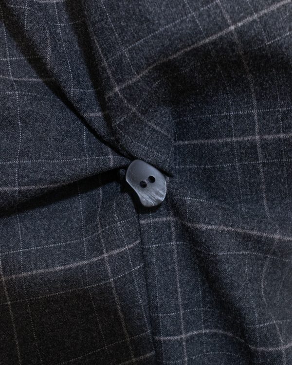 Raw Hem Checked Shorts
