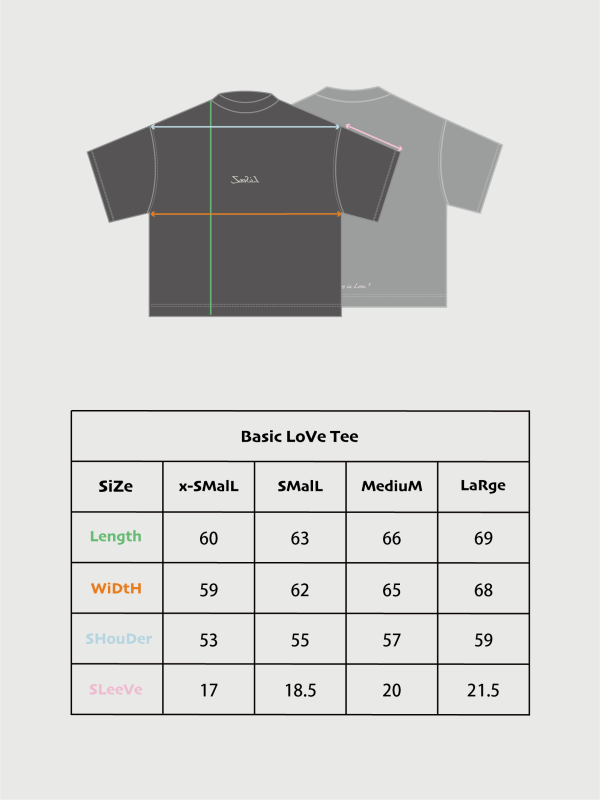 Basic LoVe Tee / White