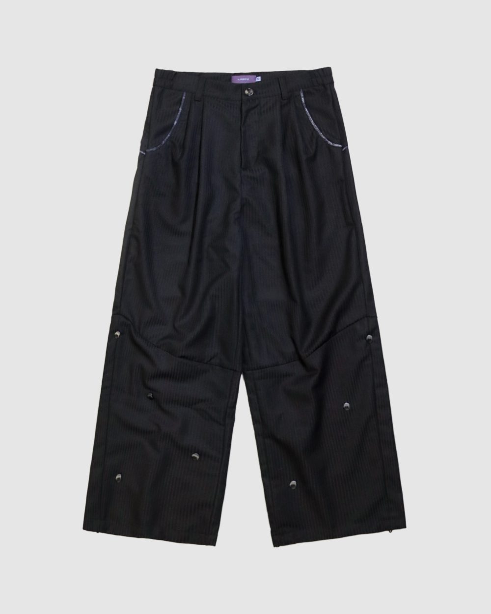 S26-B03-01 Striped Convertible Trousers