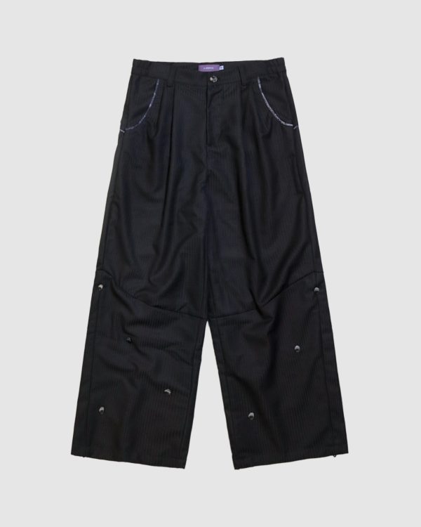 Striped Convertible Trousers