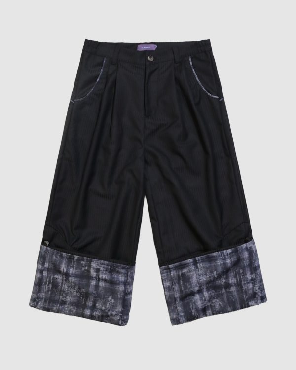 Striped Convertible Trousers