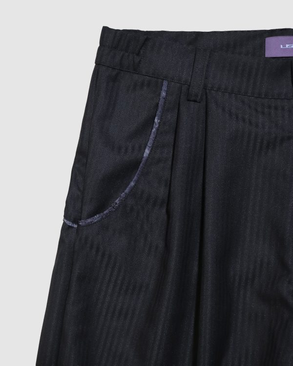 Striped Convertible Trousers
