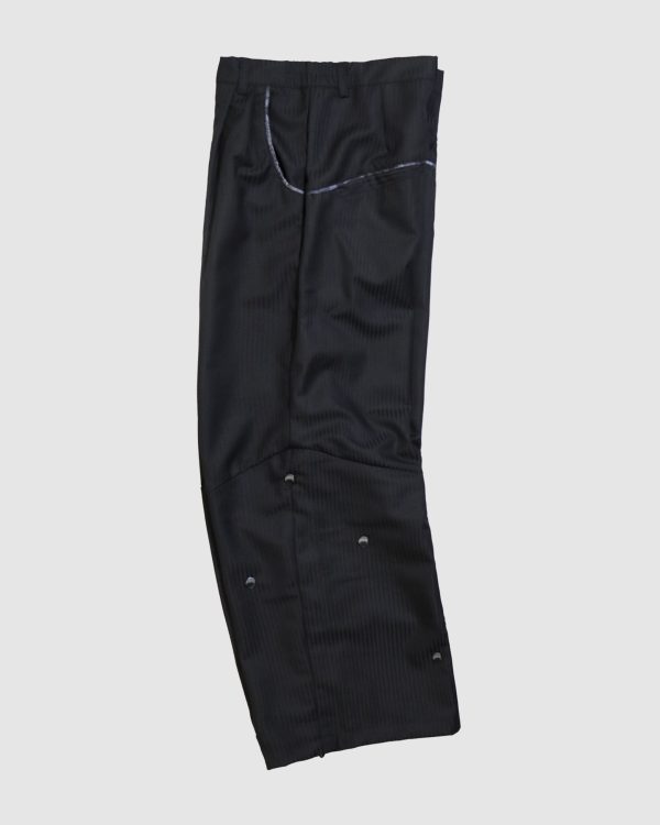 Striped Convertible Trousers